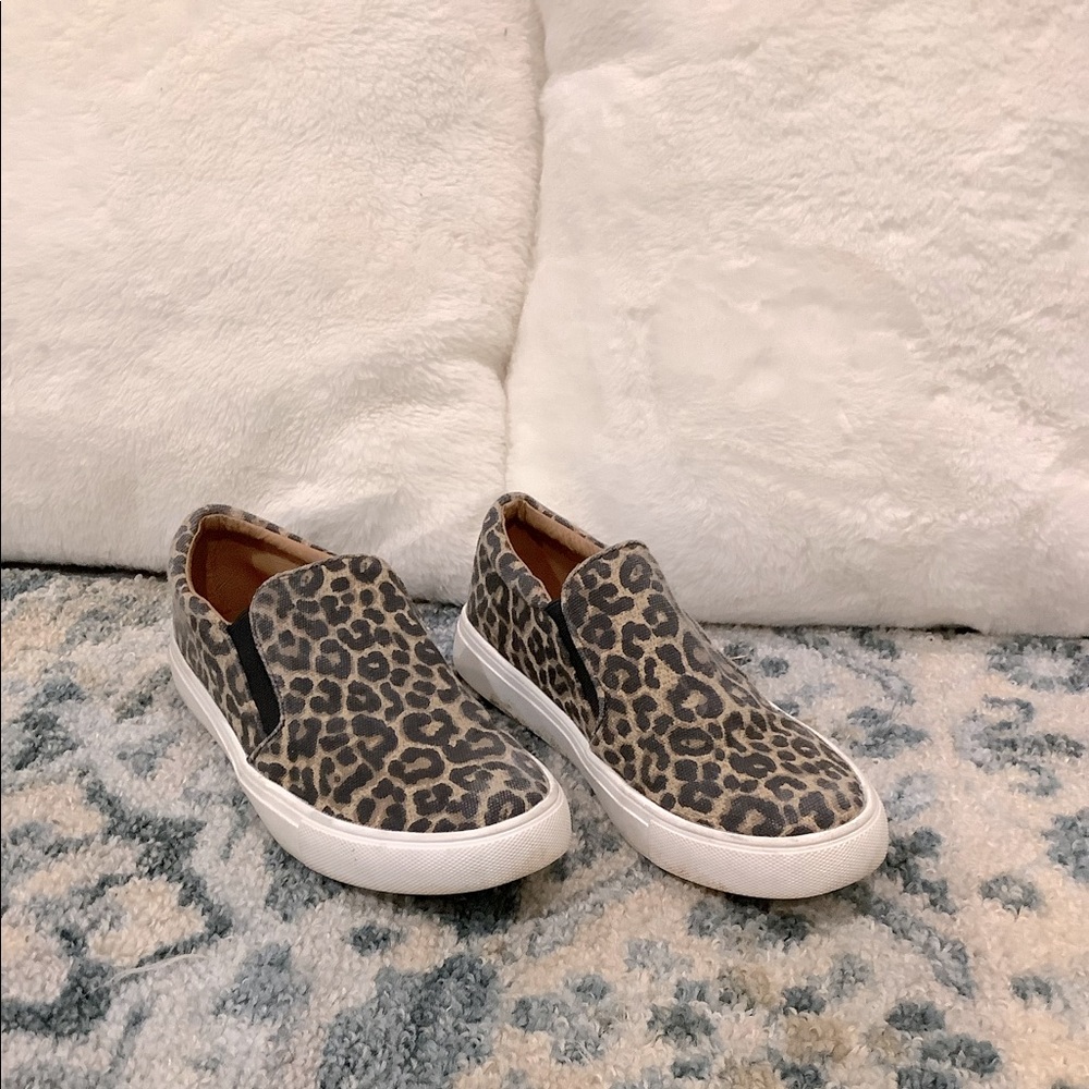 Slip on shoes.
